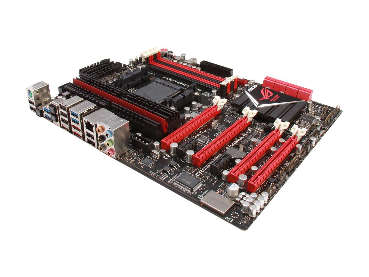 ASUS ROG Crosshair V Formula-Z AM3+ AMD 990FX + SB950 SATA 6Gb/s USB 3.0 ATX AMD Gaming Motherboard with 3-Way SLI/CrossFireX Support and UEFI BIOS