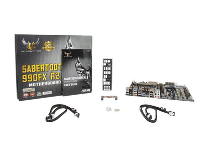 ASUS TUF SABERTOOTH 990FX R2.0 AM3+ AMD 990FX + SB950 SATA 6Gb/s USB 3.0 ATX AMD Motherboard with UEFI BIOS