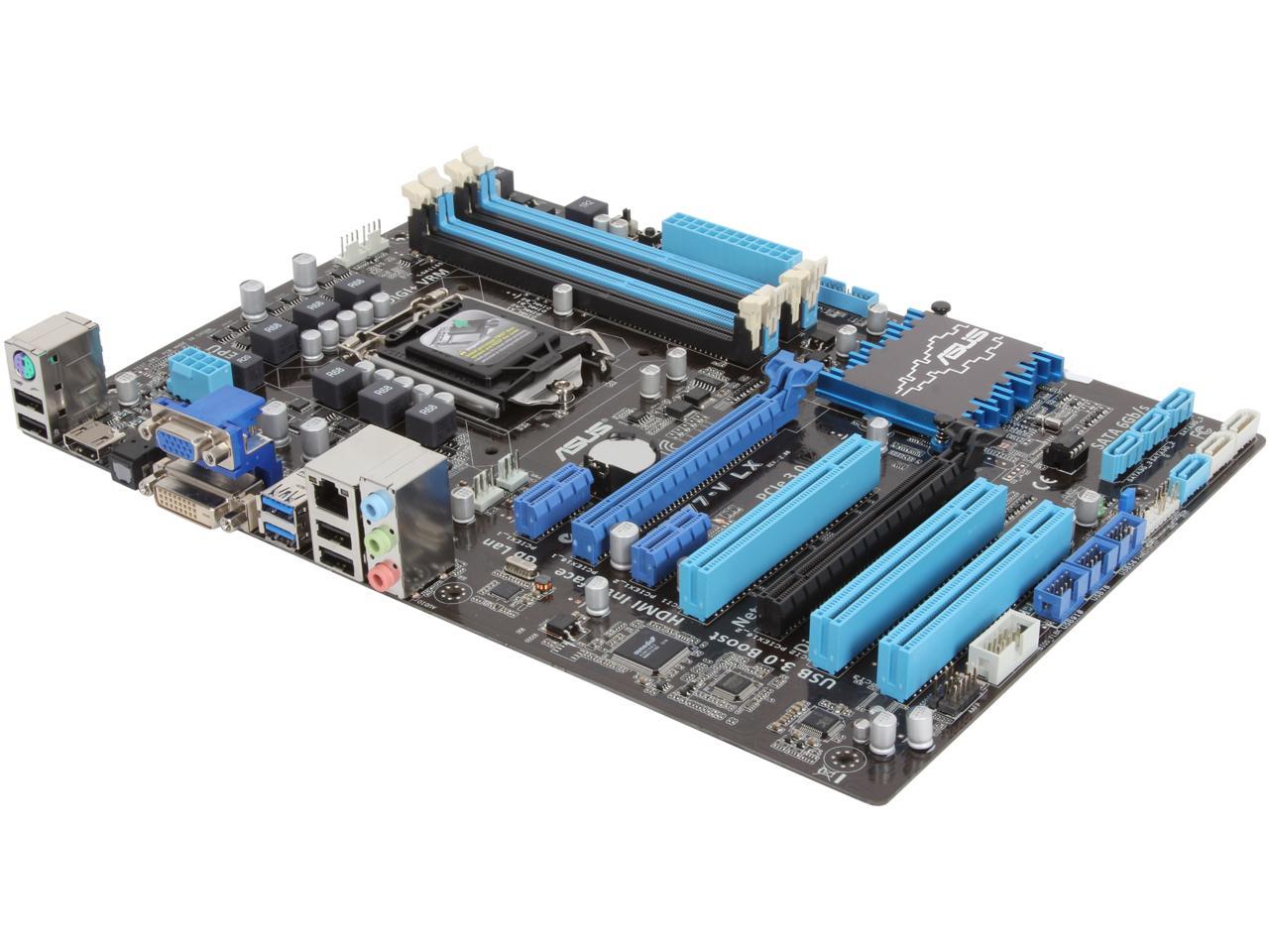 ASUS P8Z77-V LX LGA 1155 Intel Z77 HDMI SATA 6Gb/s USB 3.0 ATX Intel Motherboard