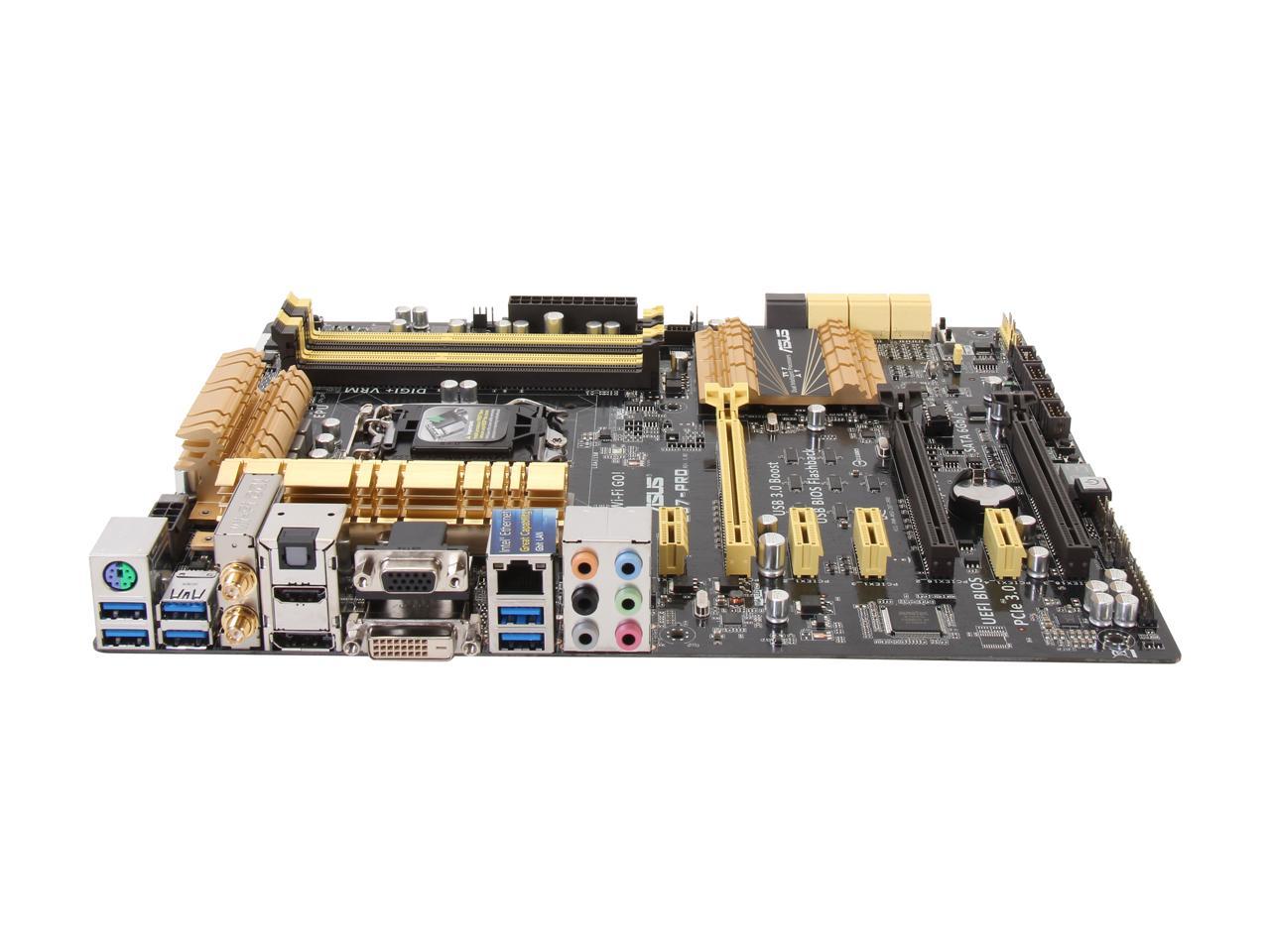 ASUS Z87-PRO LGA 1150 Intel Z87 HDMI SATA 6Gb/s USB 3.0 ATX Intel Motherboard
