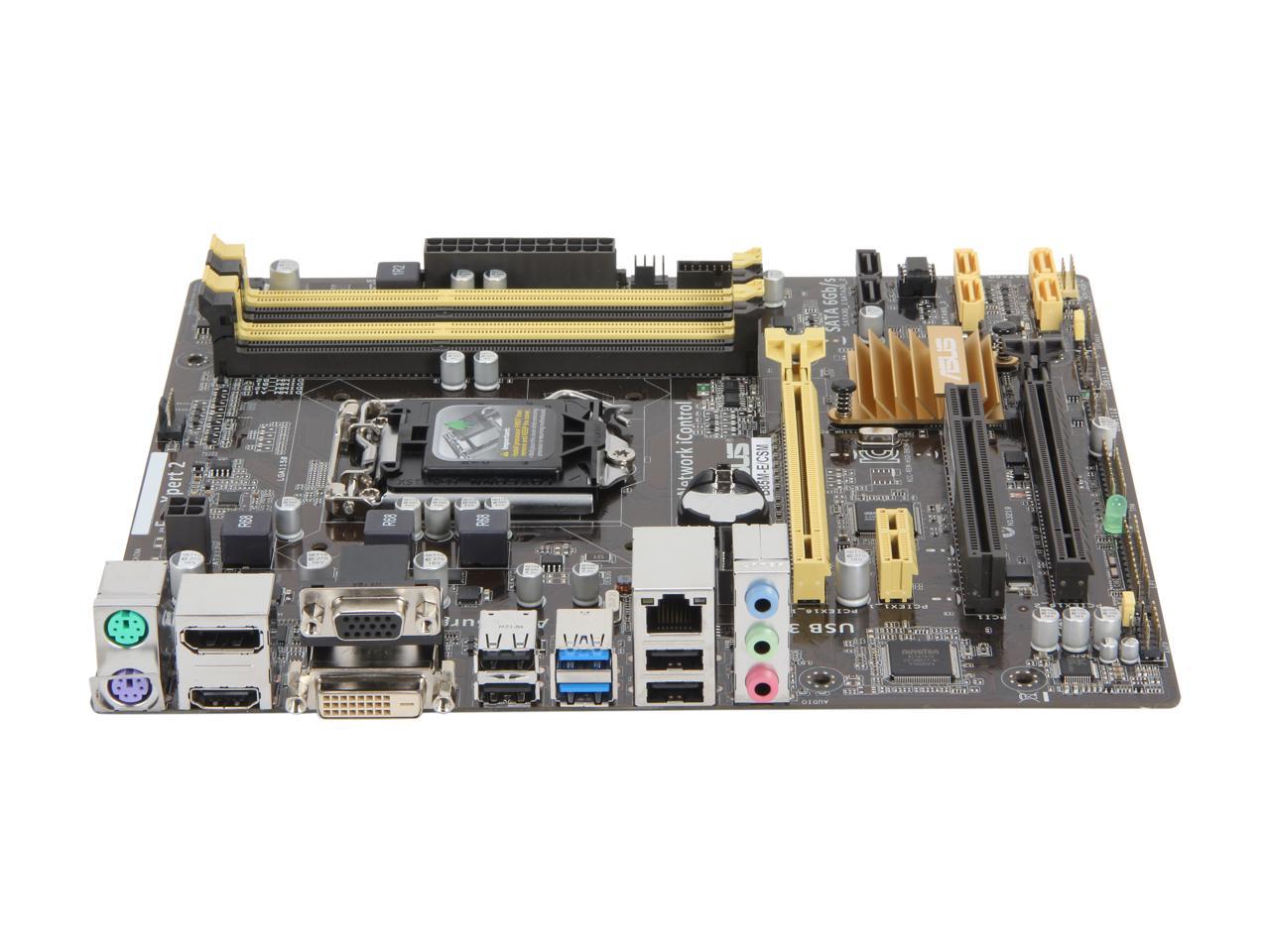 ASUS B85M-E/CSM LGA 1150 Intel B85 HDMI SATA 6Gb/s USB 3.0 Micro ATX Intel Motherboard