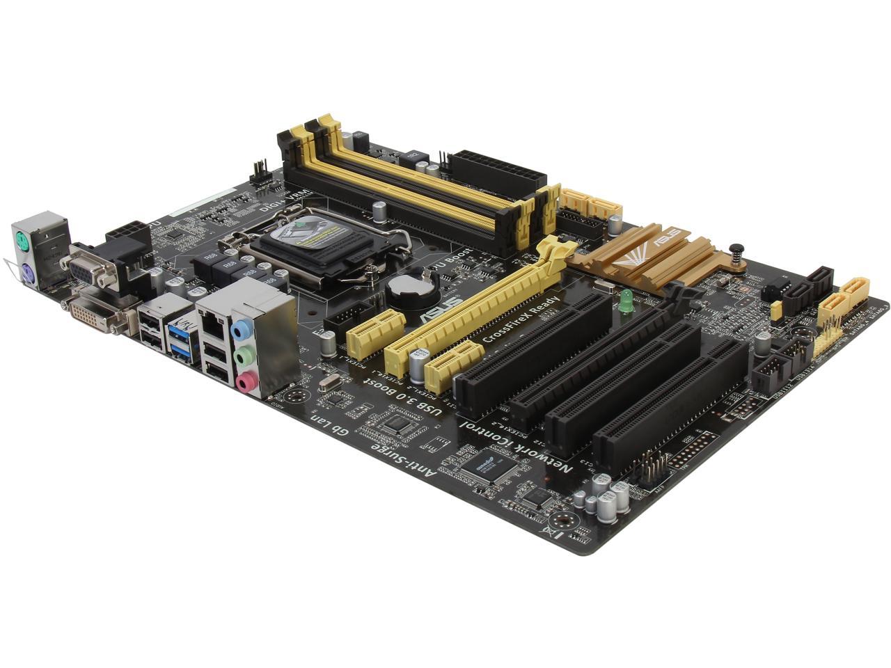 ASUS B85-PLUS LGA 1150 Intel B85 SATA 6Gb/s USB 3.0 ATX Intel Motherboard with UEFI BIOS