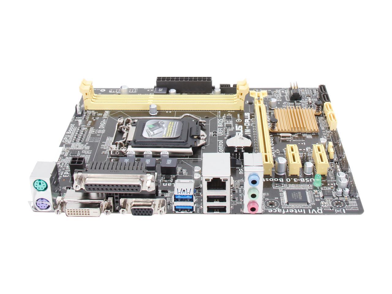ASUS H81M-D PLUS LGA 1150 Intel H81 SATA 6Gb/s USB 3.0 Micro ATX Intel Motherboard