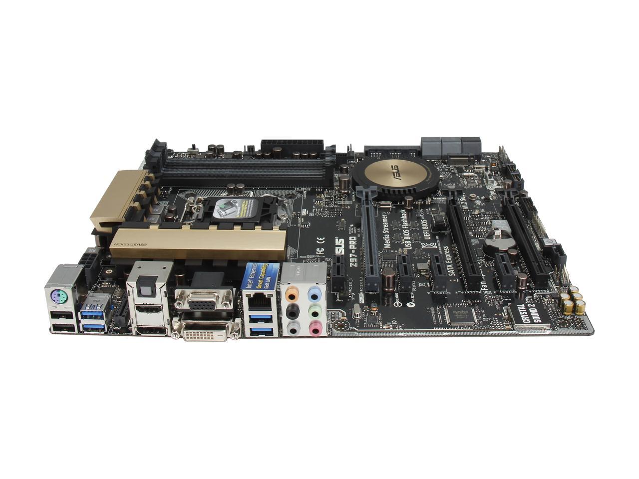ASUS Z97-PRO LGA 1150 Intel Z97 HDMI SATA 6Gb/s USB 3.0 ATX Intel Motherboard