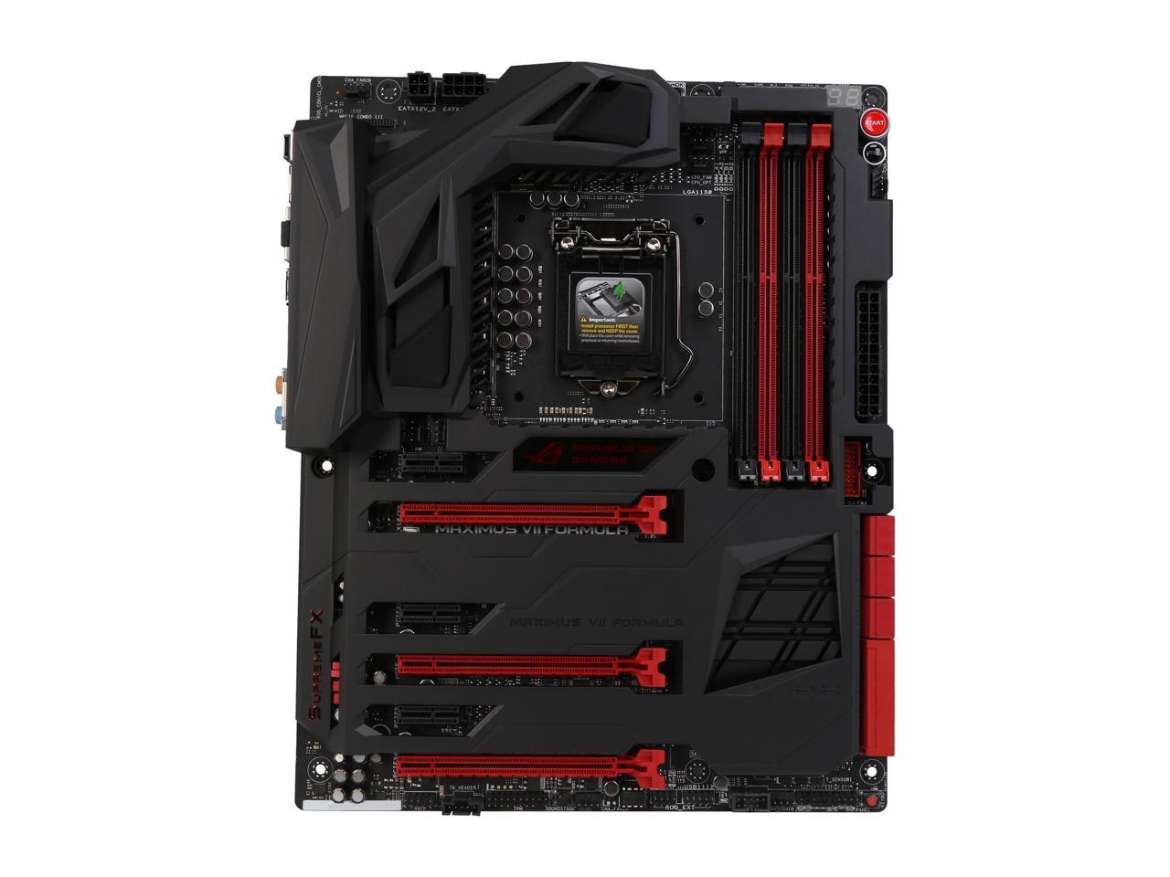 ASUS ROG MAXIMUS VII FORMULA Intel Z97 HDMI SATA 6Gb/s USB 3.0 ATX Intel Gaming Motherboard