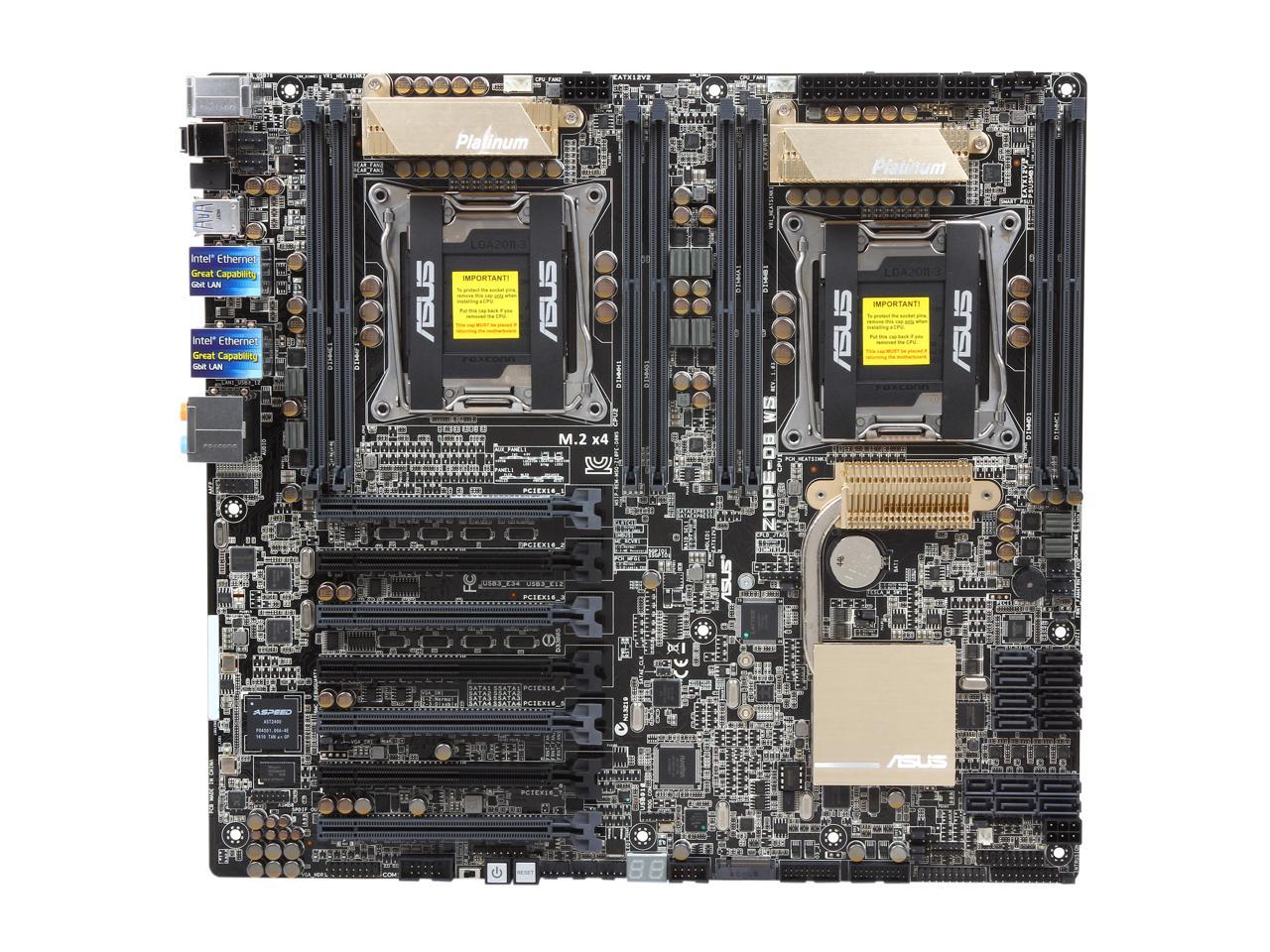 ASUS Z10PE-D8 WS EEB Server Motherboard Dual LGA 2011-3