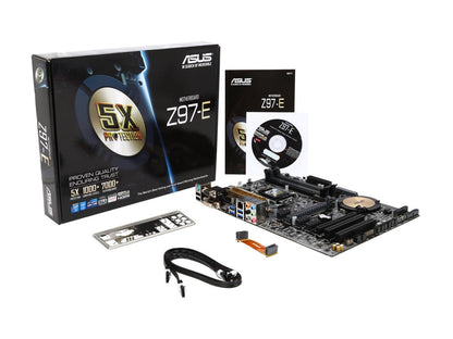 ASUS Z97-E LGA 1150 Intel Z97 HDMI SATA 6Gb/s USB 3.0 ATX Intel Motherboard