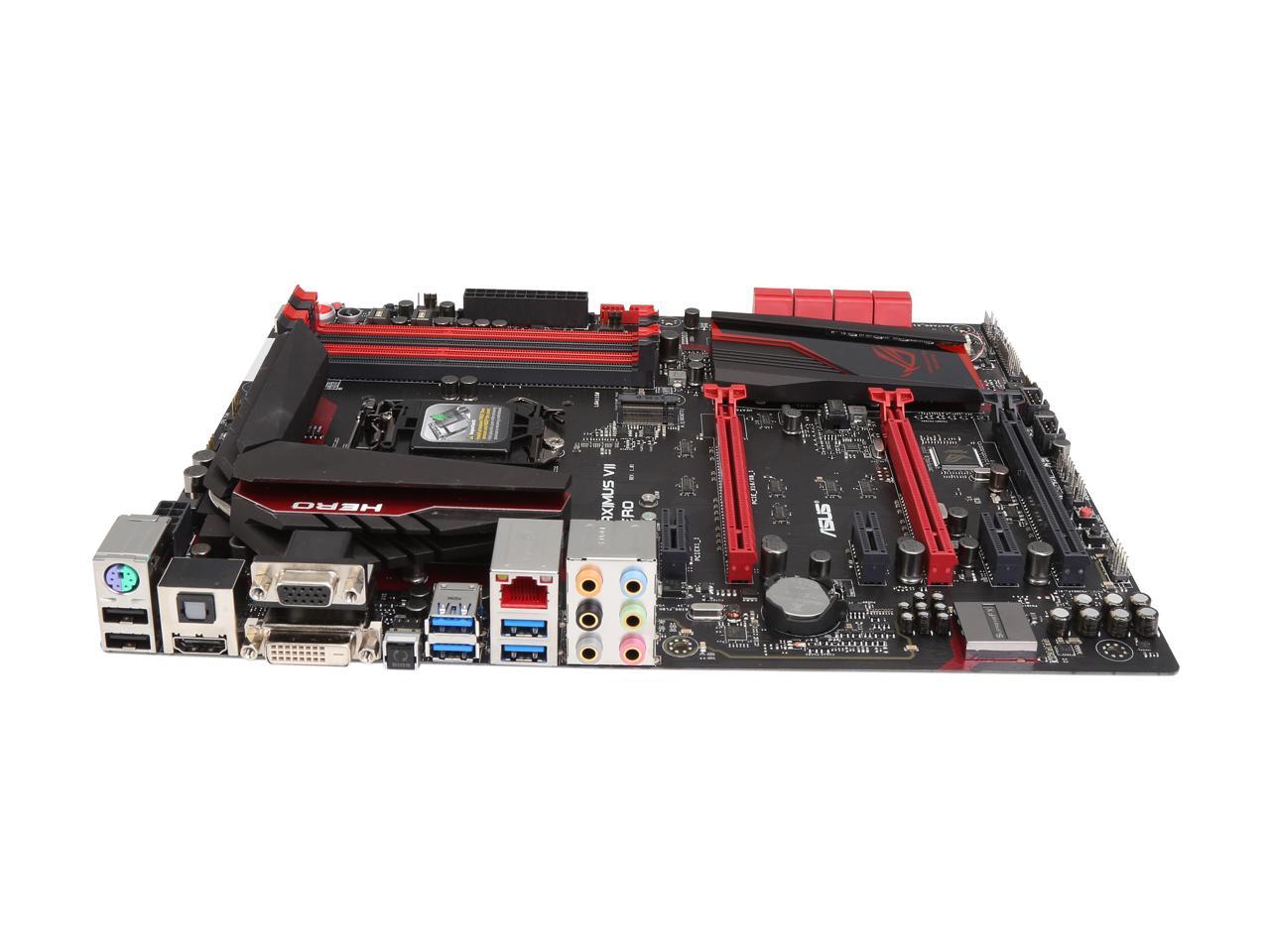 ASUS MAXIMUS VII HERO-R LGA 1150 Intel Z97 HDMI SATA 6Gb/s USB 3.0 ATX Intel Motherboard - Certified - Grade A