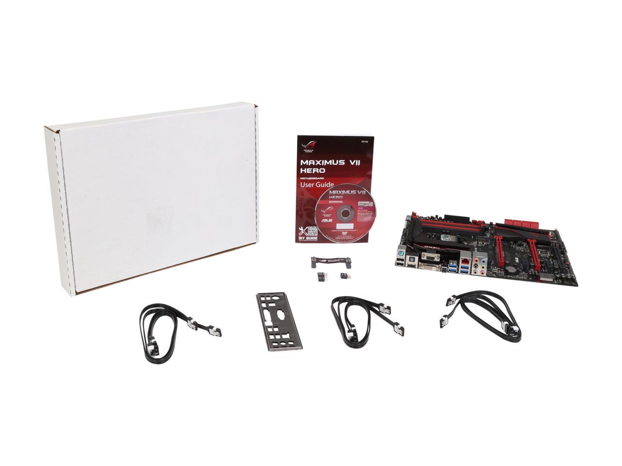 ASUS MAXIMUS VII HERO-R LGA 1150 Intel Z97 HDMI SATA 6Gb/s USB 3.0 ATX Intel Motherboard - Certified - Grade A