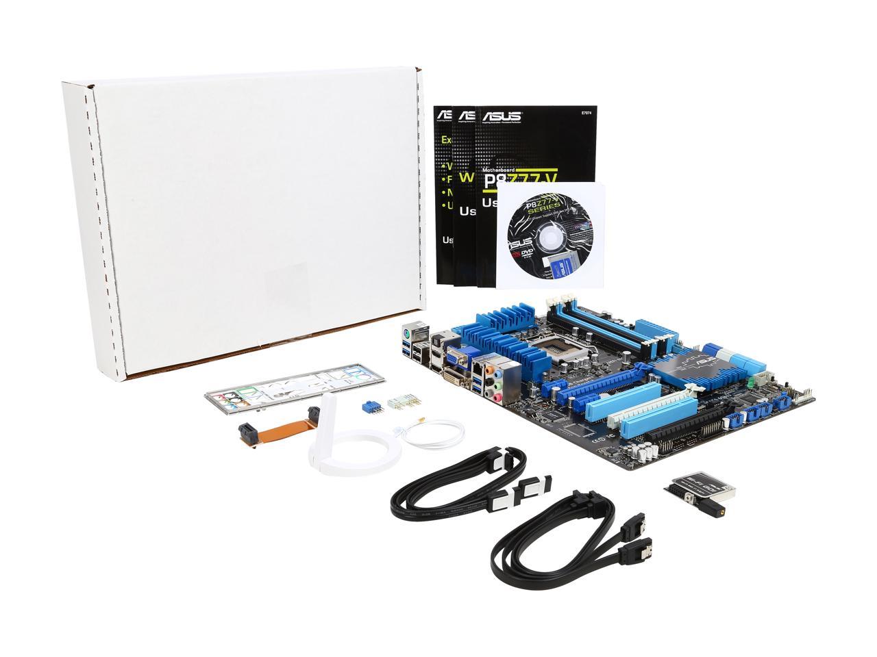 ASUS P8Z77-V-R LGA 1155 Intel Z77 HDMI SATA 6Gb/s USB 3.0 ATX Intel Motherboard - Certified - Grade A