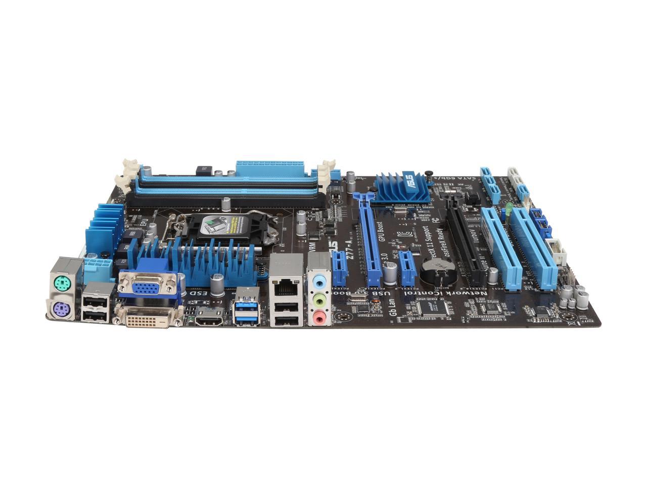 ASUS Z77-A-R LGA 1155 Intel Z77 HDMI SATA 6Gb/s USB 3.0 ATX Intel Motherboard - Certified - Grade A