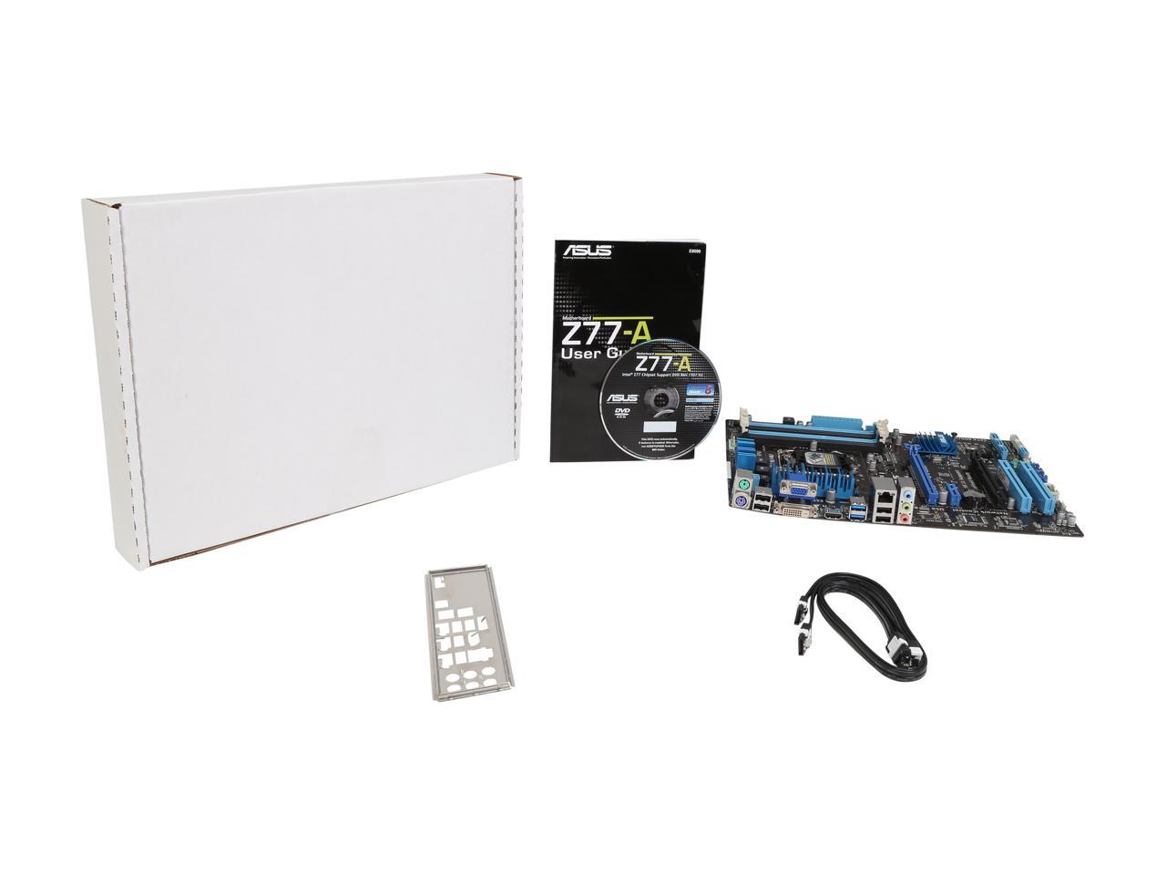ASUS Z77-A-R LGA 1155 Intel Z77 HDMI SATA 6Gb/s USB 3.0 ATX Intel Motherboard - Certified - Grade A