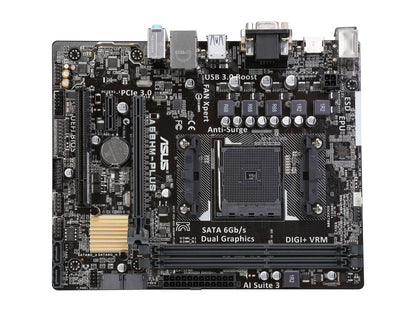 ASUS A68HM-Plus FM2+ AMD A68H FCH (Bolton D2H) SATA 6Gb/s USB 3.0 HDMI Micro ATX AMD Motherboard