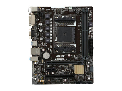 ASUS A68HM-K FM2+ AMD A68H FCH (Bolton D2H) SATA 6Gb/s USB 3.0 Micro ATX AMD Motherboard