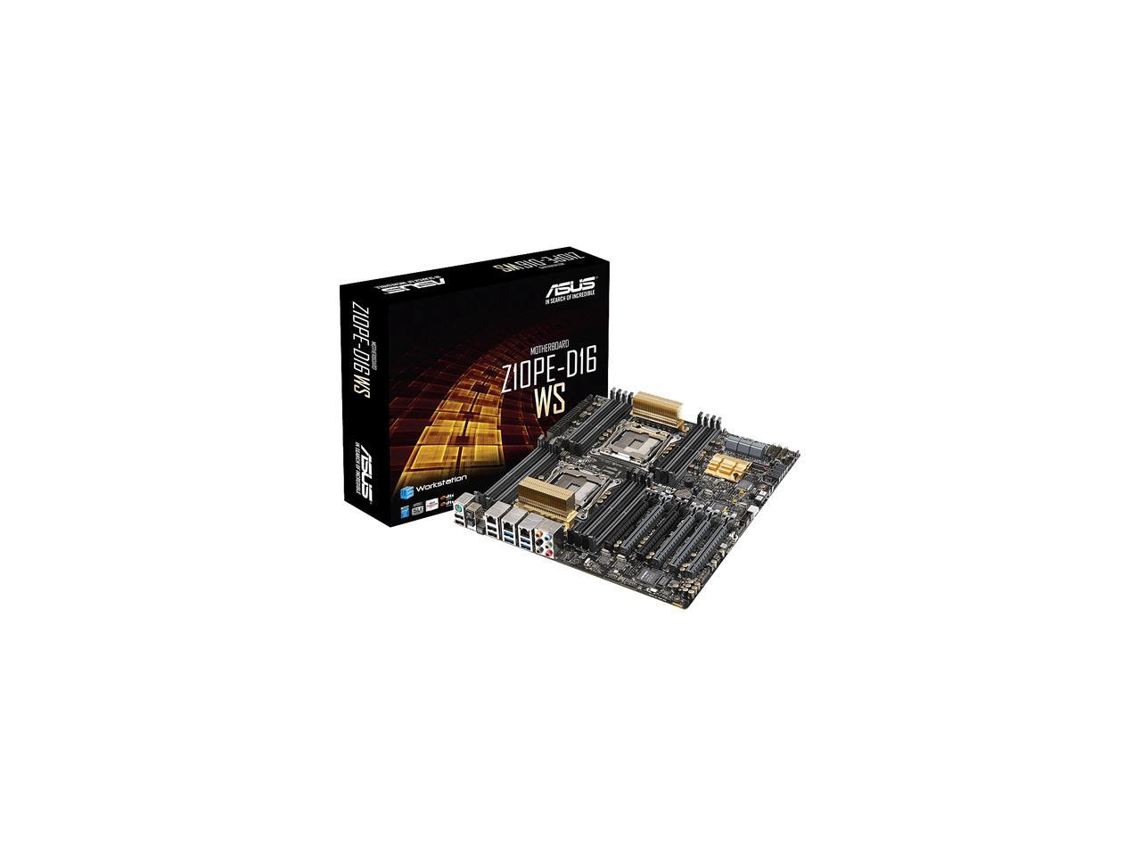 ASUS Z10PE-D16 WS LGA 2011-v3 Intel C612 PCH SATA 6Gb/s USB 3.0 SSI EEB Intel Motherboard