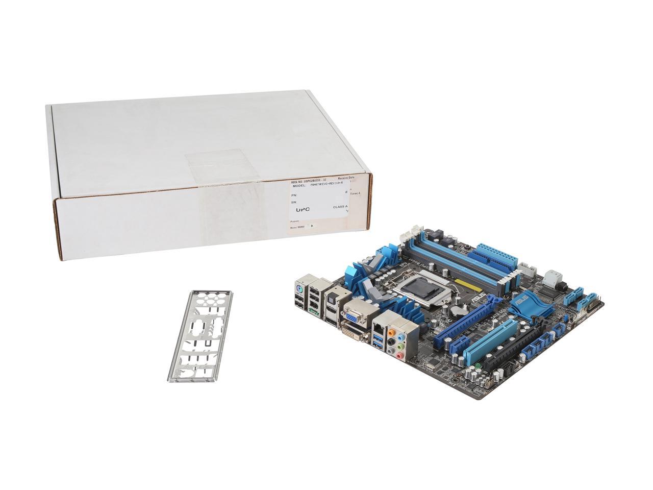 ASUS P8H67-M EVO REV 3.0-R LGA 1155 Intel H67 HDMI SATA 6Gb/s USB 3.0 Micro ATX Intel Motherboard with UEFI BIOS