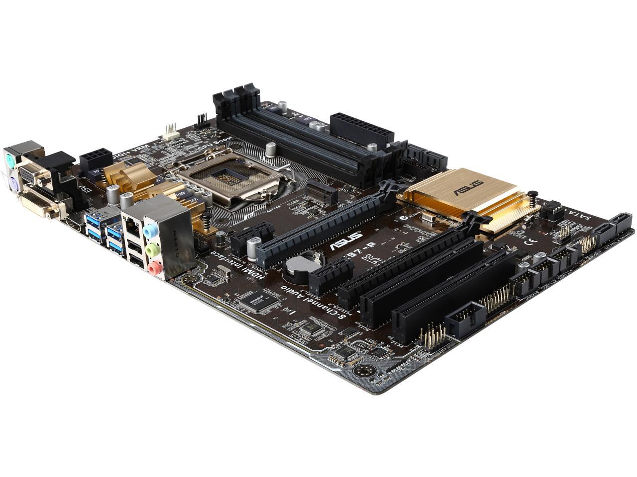ASUS Z97-P LGA 1150 Intel Z97 HDMI SATA 6Gb/s USB 3.0 ATX Intel Motherboard