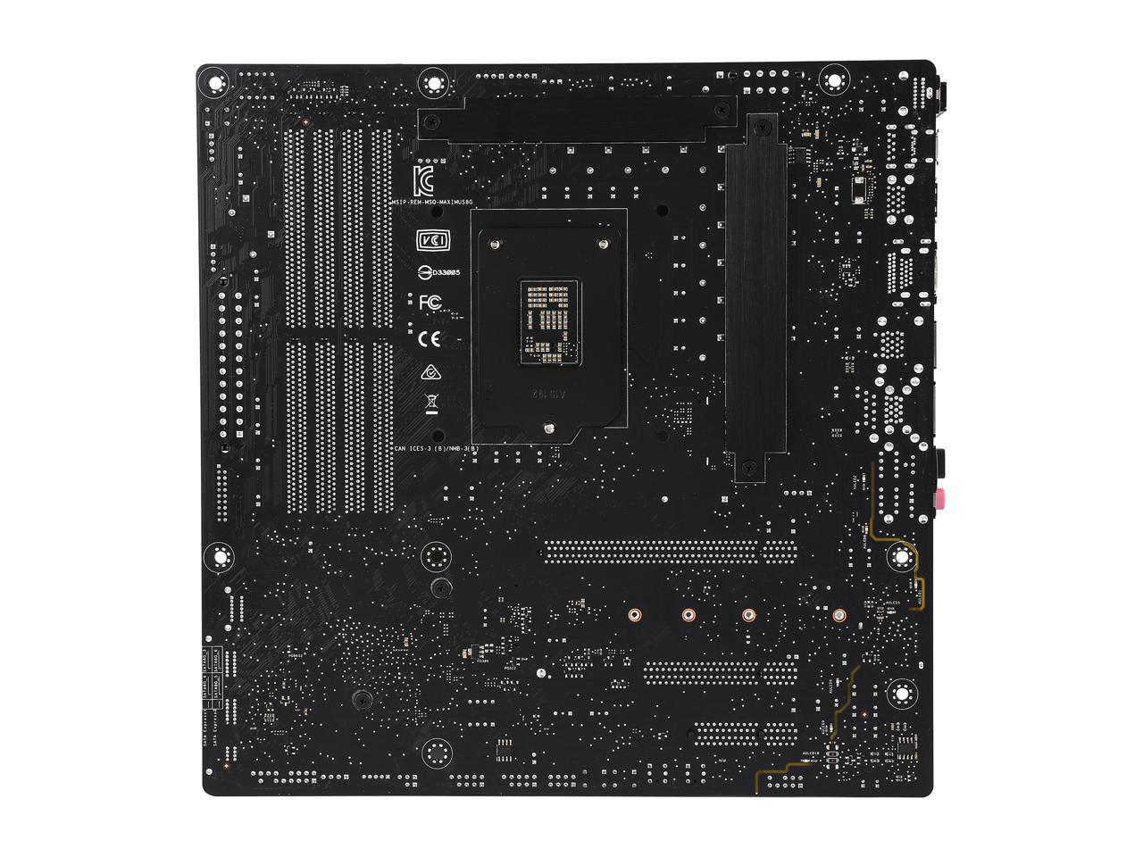 ASUS ROG MAXIMUS VIII GENE LGA 1151 Intel Z170 HDMI SATA 6Gb/s USB 3.1 Micro ATX Intel Gaming Motherboard