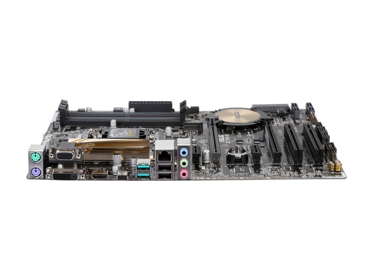 ASUS Z170-K LGA 1151 Intel Z170 HDMI SATA 6Gb/s USB 3.1 ATX Intel Motherboard