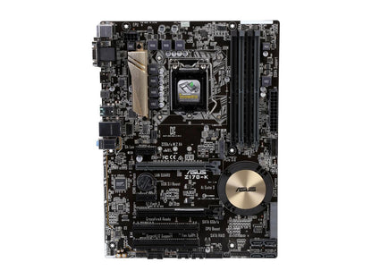 ASUS Z170-K LGA 1151 Intel Z170 HDMI SATA 6Gb/s USB 3.1 ATX Intel Motherboard