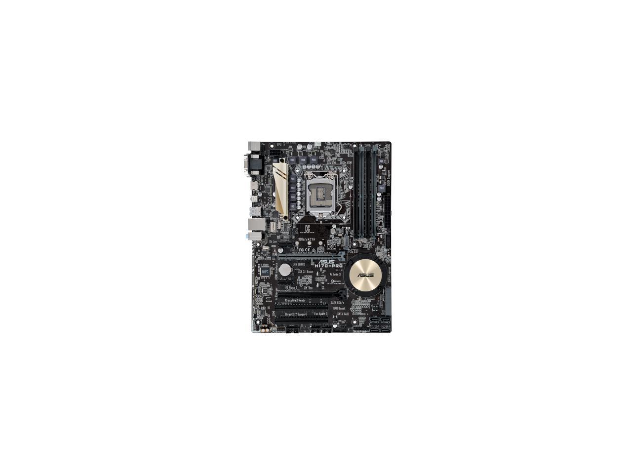 ASUS H170-PRO/CSM LGA 1151 Intel H170 HDMI SATA 6Gb/s USB 3.0 ATX Intel Motherboard
