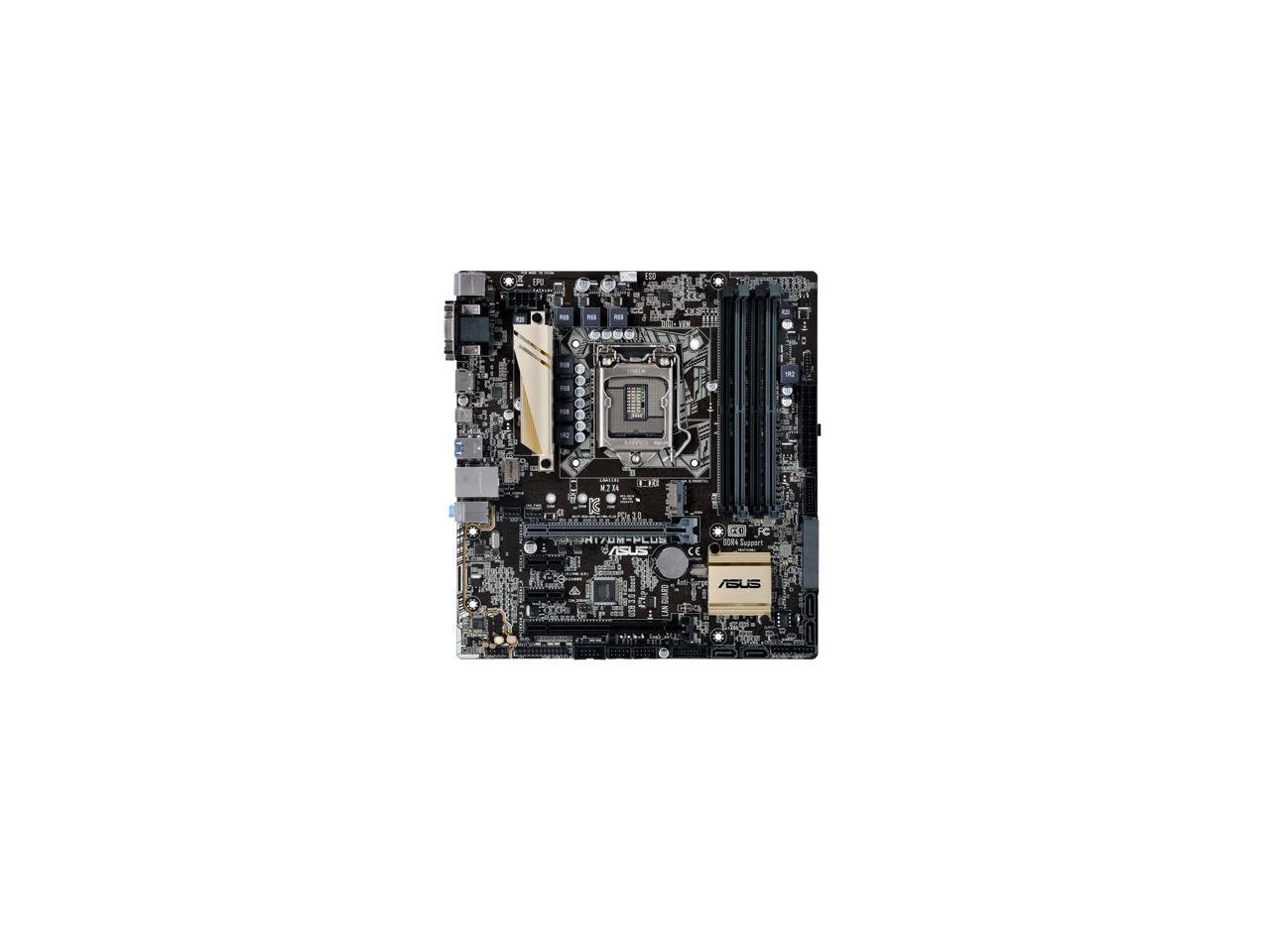 ASUS H170M-PLUS/CSM LGA 1151 Intel H170 HDMI SATA 6Gb/s USB 3.0 Micro ATX Intel Motherboard