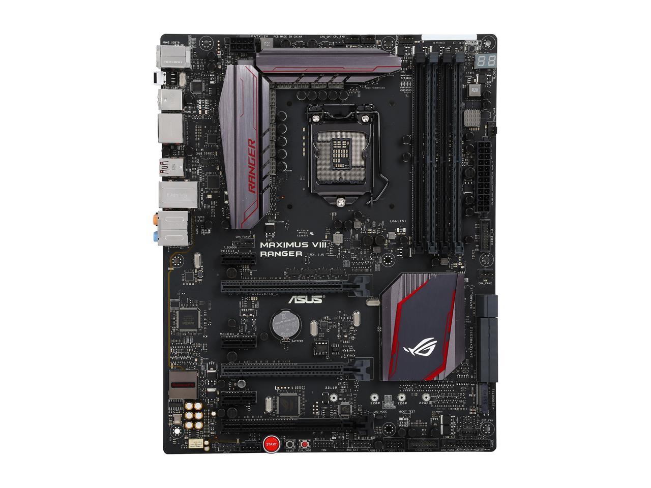 ASUS ROG MAXIMUS VIII RANGER LGA 1151 Intel Z170 HDMI SATA 6Gb/s USB 3.1 ATX Intel Motherboard