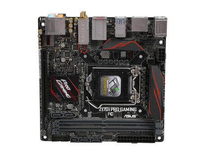 ASUS Z170I PRO GAMING LGA 1151 Intel Z170 HDMI SATA 6Gb/s USB 3.1 USB 3.0 Mini ITX Intel Motherboard
