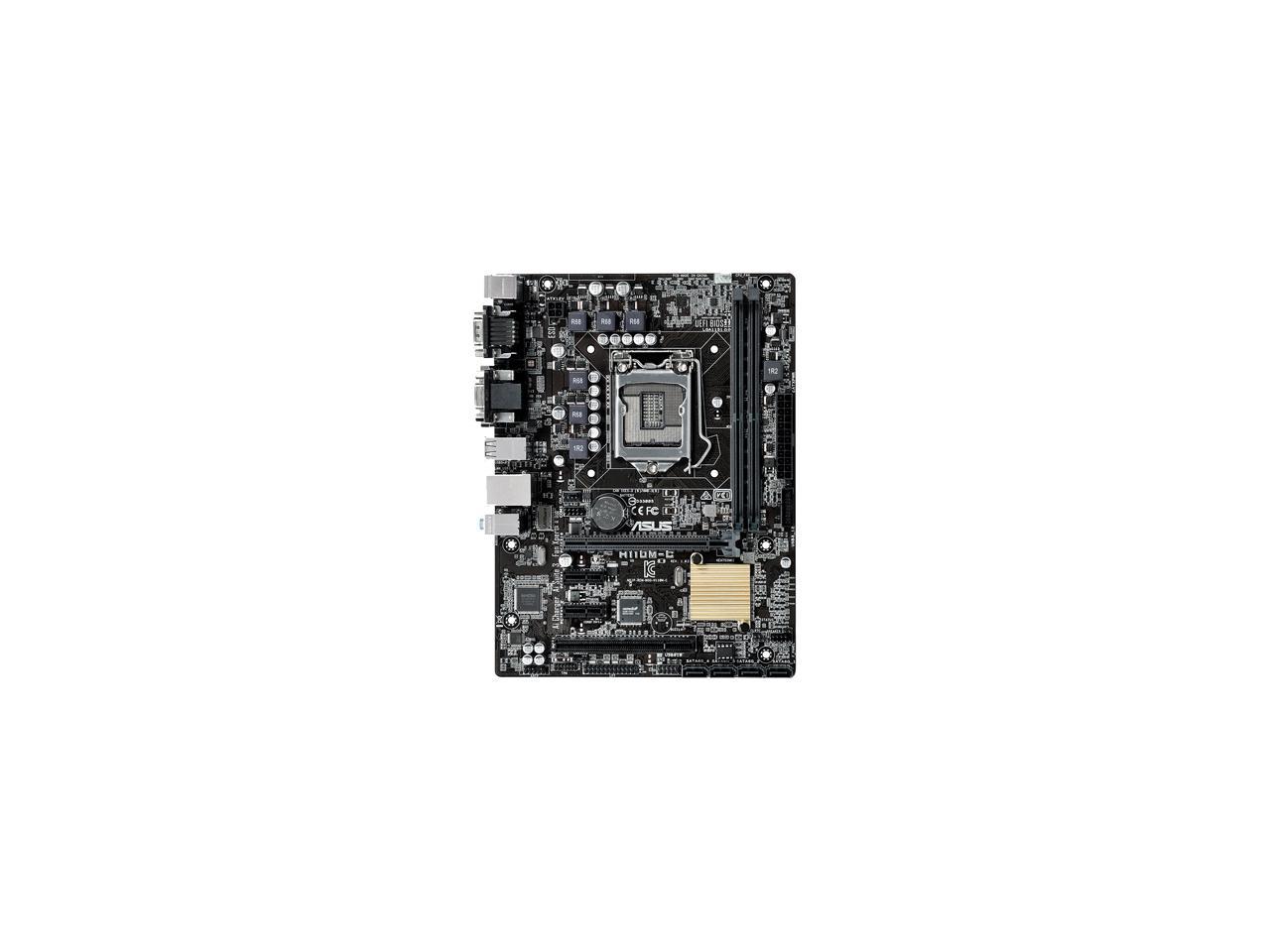 ASUS H110M-C/CSM LGA 1151 Intel H110 SATA 6Gb/s USB 3.0 uATX Intel Motherboard