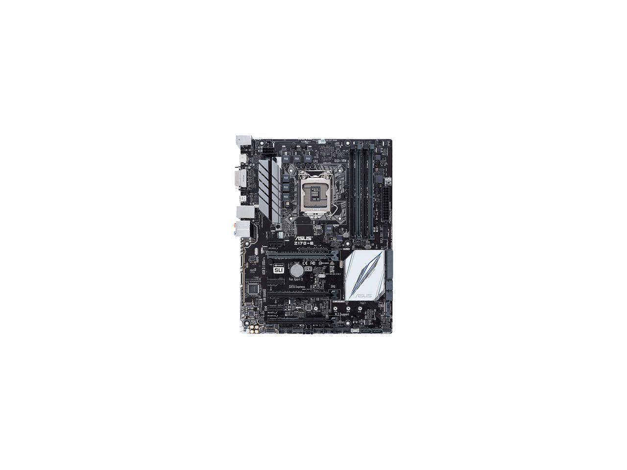 ASUS Z170-E LGA 1151 Intel Z170 HDMI SATA 6Gb/s USB 3.1 ATX Intel Motherboard