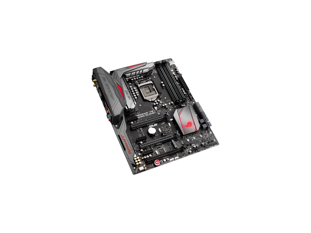 ASUS ROG MAXIMUS VIII HERO ALPHA LGA 1151 Intel Z170 HDMI SATA 6Gb/s USB 3.1 USB 3.0 ATX Intel Motherboard
