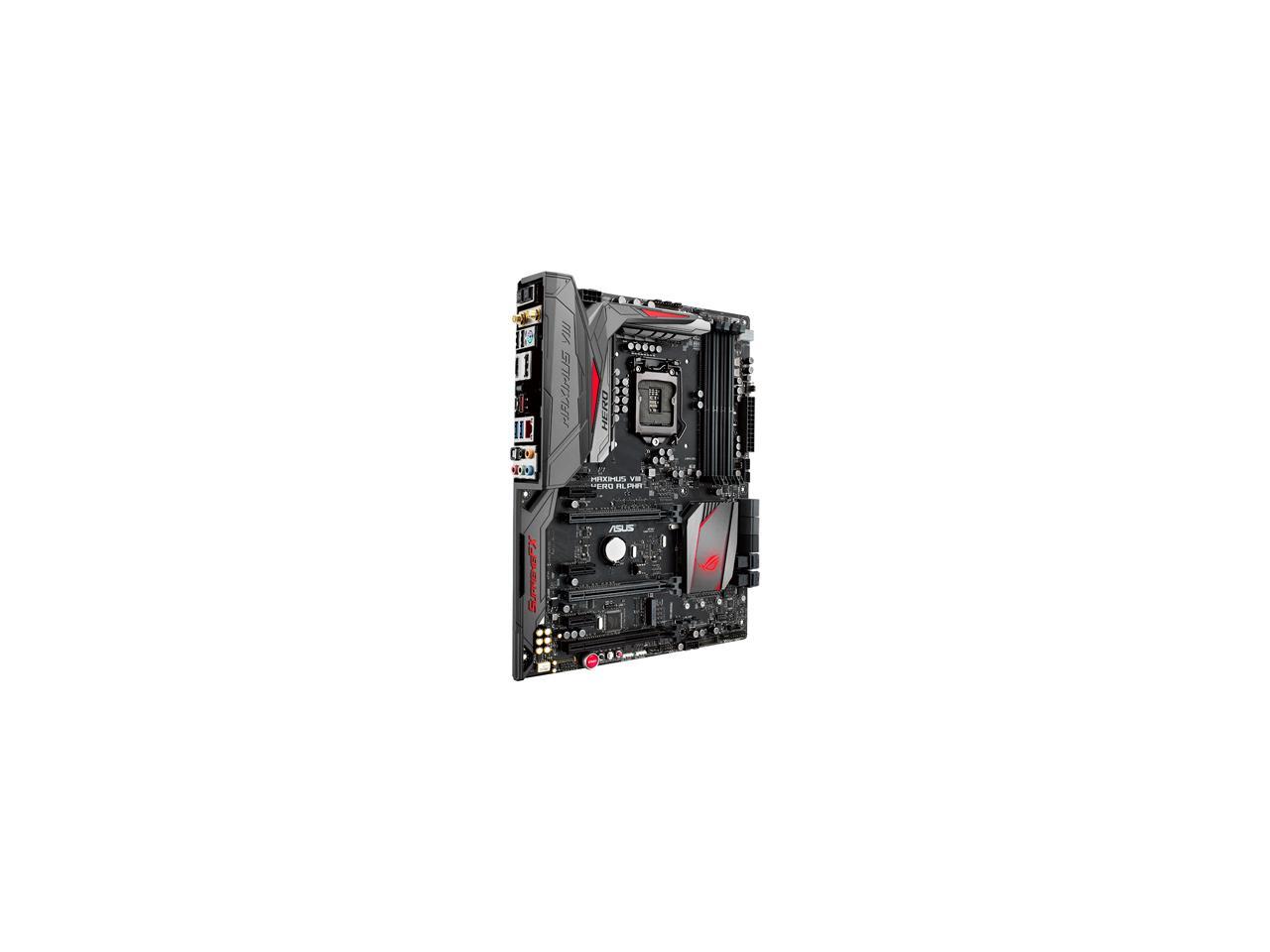 ASUS ROG MAXIMUS VIII HERO ALPHA LGA 1151 Intel Z170 HDMI SATA 6Gb/s USB 3.1 USB 3.0 ATX Intel Motherboard