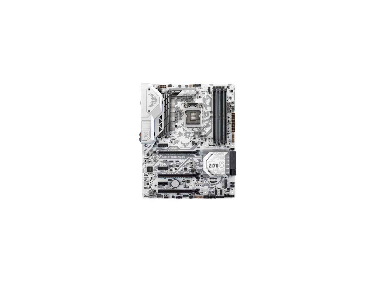 ASUS TUF SABERTOOTH Z170 S LGA 1151 Intel Z170 HDMI SATA 6Gb/s USB 3.1 USB 3.0 ATX Intel Motherboard