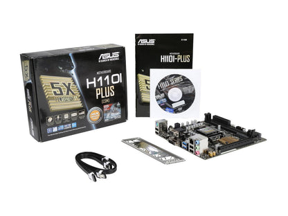 ASUS H110I-PLUS/CSM LGA 1151 Intel H110 HDMI SATA 6Gb/s USB 3.1 Mini ITX Intel Motherboard