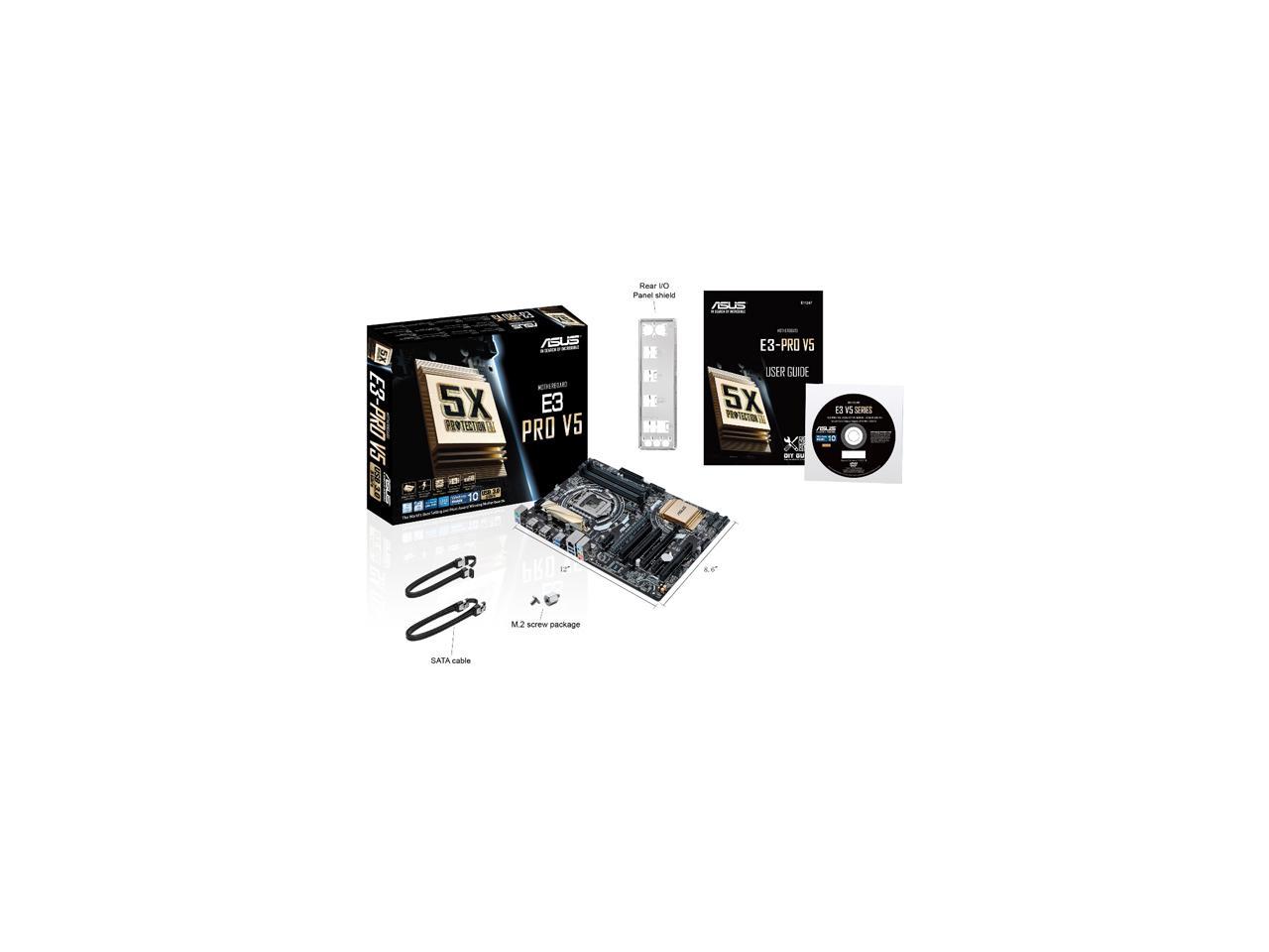ASUS E3-PRO V5 LGA 1151 Intel C232 SATA 6Gb/s USB 3.0 ATX Intel Motherboard