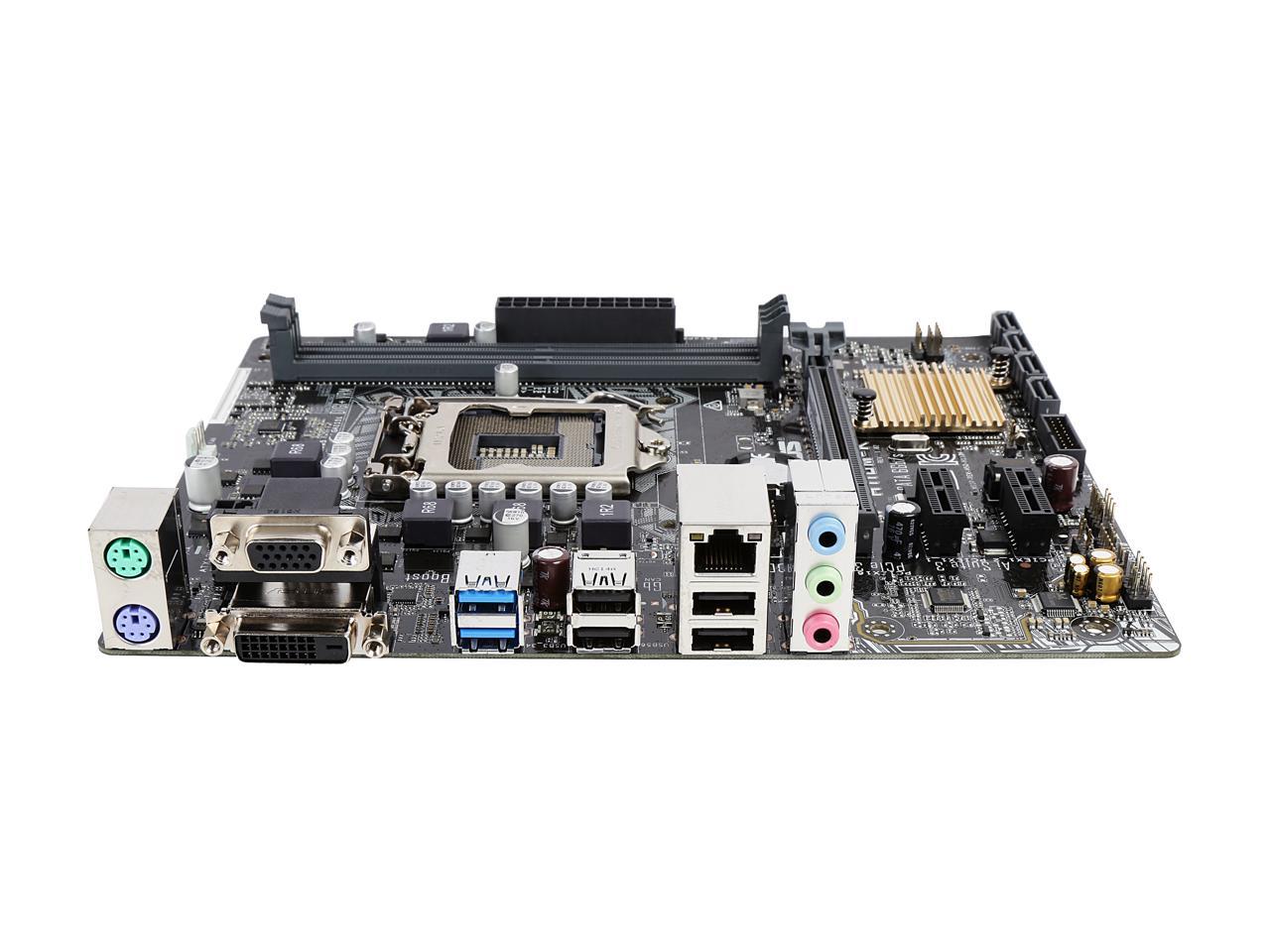 ASUS H110M-K LGA 1151 Intel H110 SATA 6Gb/s USB 3.0 Micro ATX Intel Motherboard