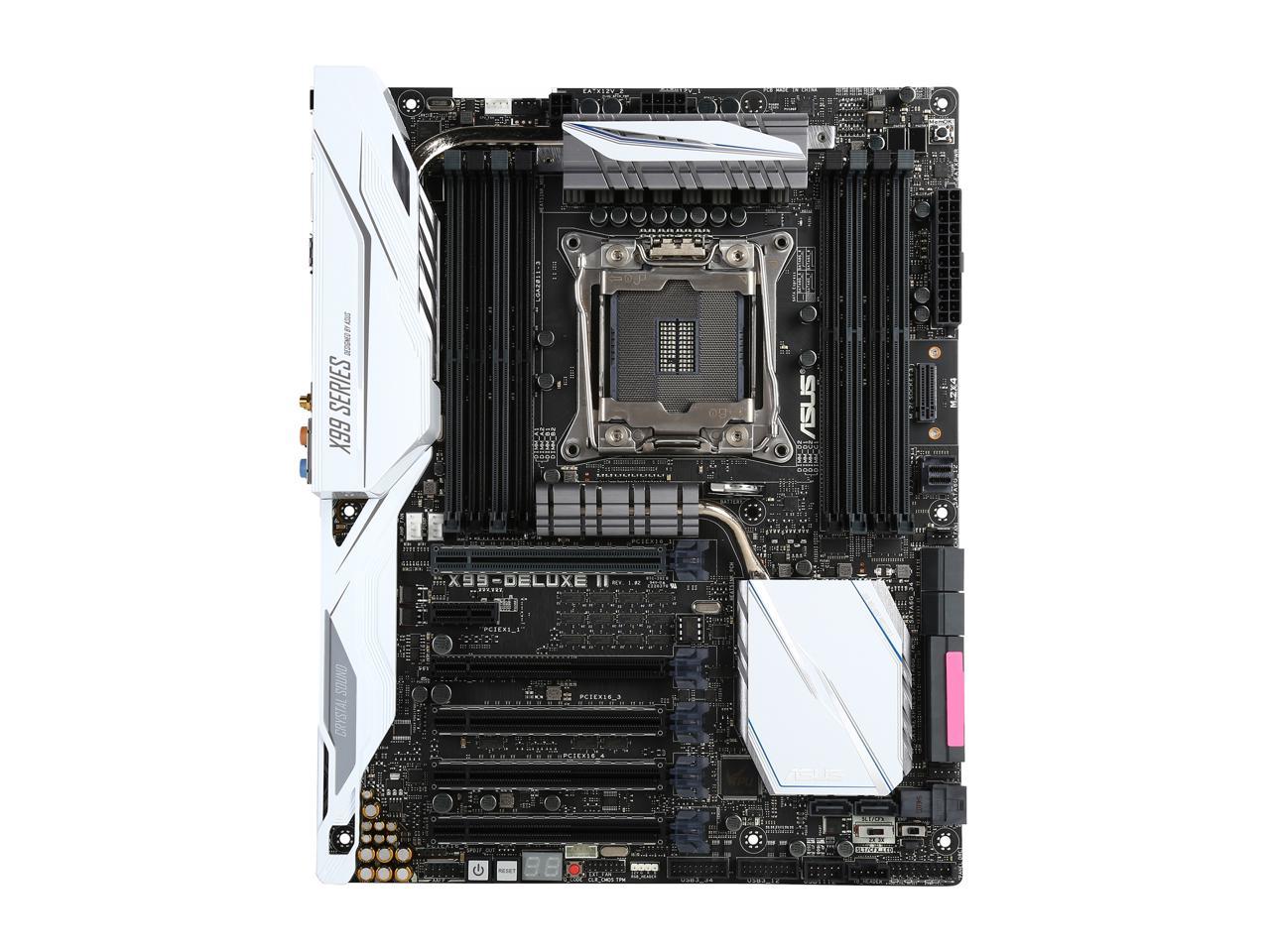 ASUS X99-DELUXE II LGA 2011-v3 Intel X99 SATA 6Gb/s USB 3.1 ATX Intel Motherboard