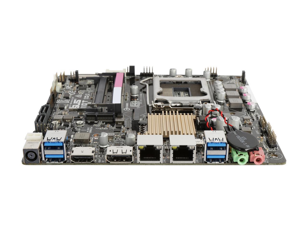 ASUS H110T/CSM LGA 1151 Intel H110 HDMI SATA 6Gb/s USB 3.1 Thin Mini-ITX Motherboards - Intel