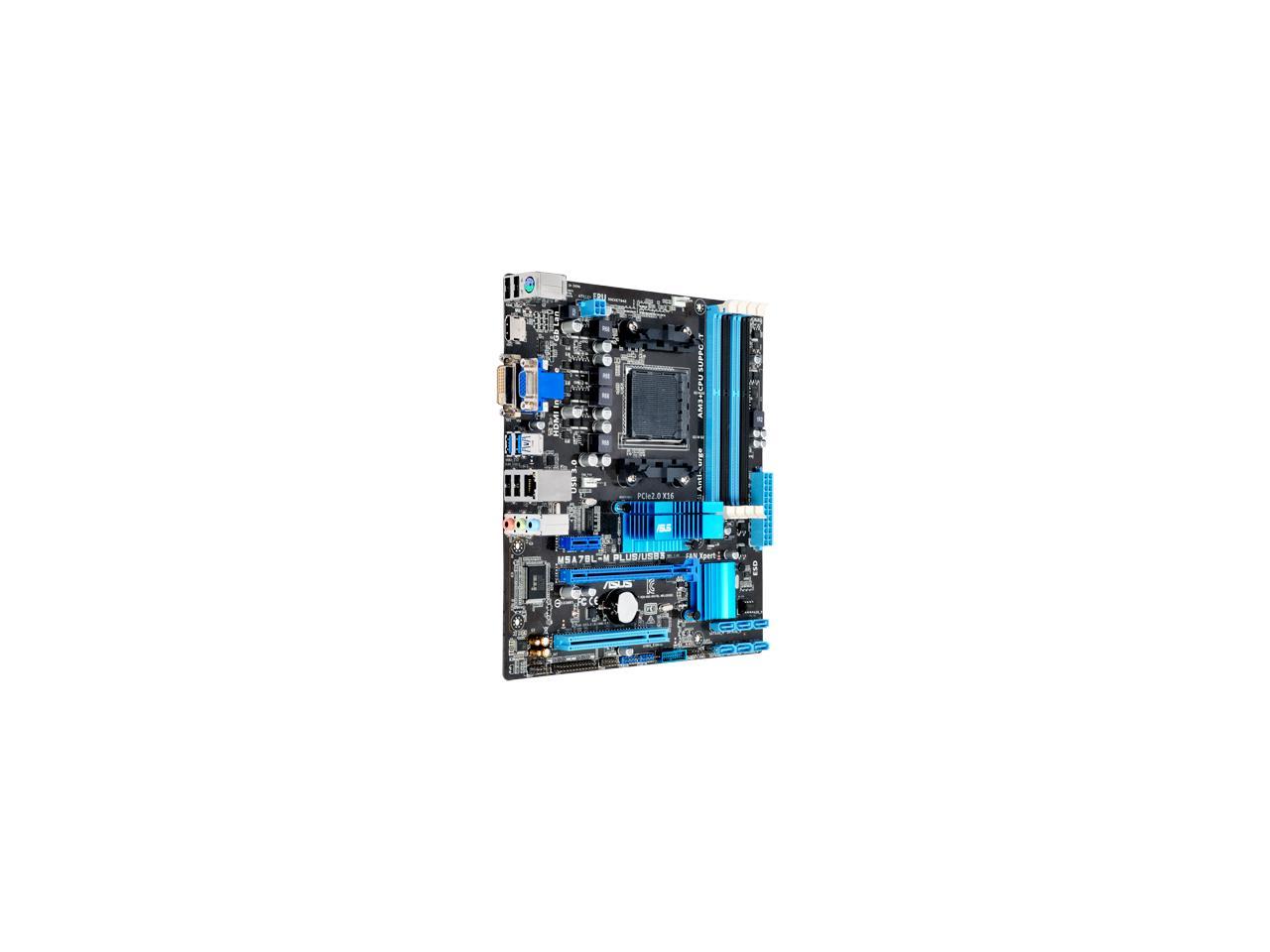 ASUS M5A78L-M PLUS/USB3 AM3+ AMD 760G (780L) / SB710 USB 3.0 HDMI Micro ATX Motherboards - AMD