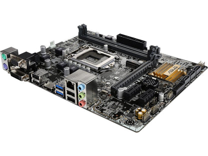 ASUS - MOTHERBOARDS H110M-A/M.2 Intel H110 HDMI SATA 6Gb/s USB 3.0 Micro ATX Motherboards - Intel