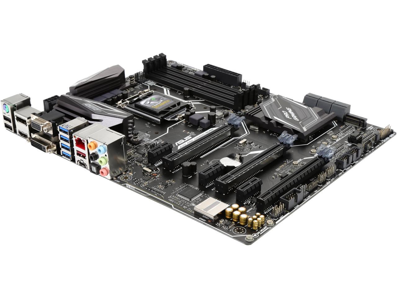 ASUS Z170 Pro Gaming/AURA LGA 1151 Intel Z170 HDMI SATA 6Gb/s USB 3.1 USB 3.0 ATX Motherboards - Intel