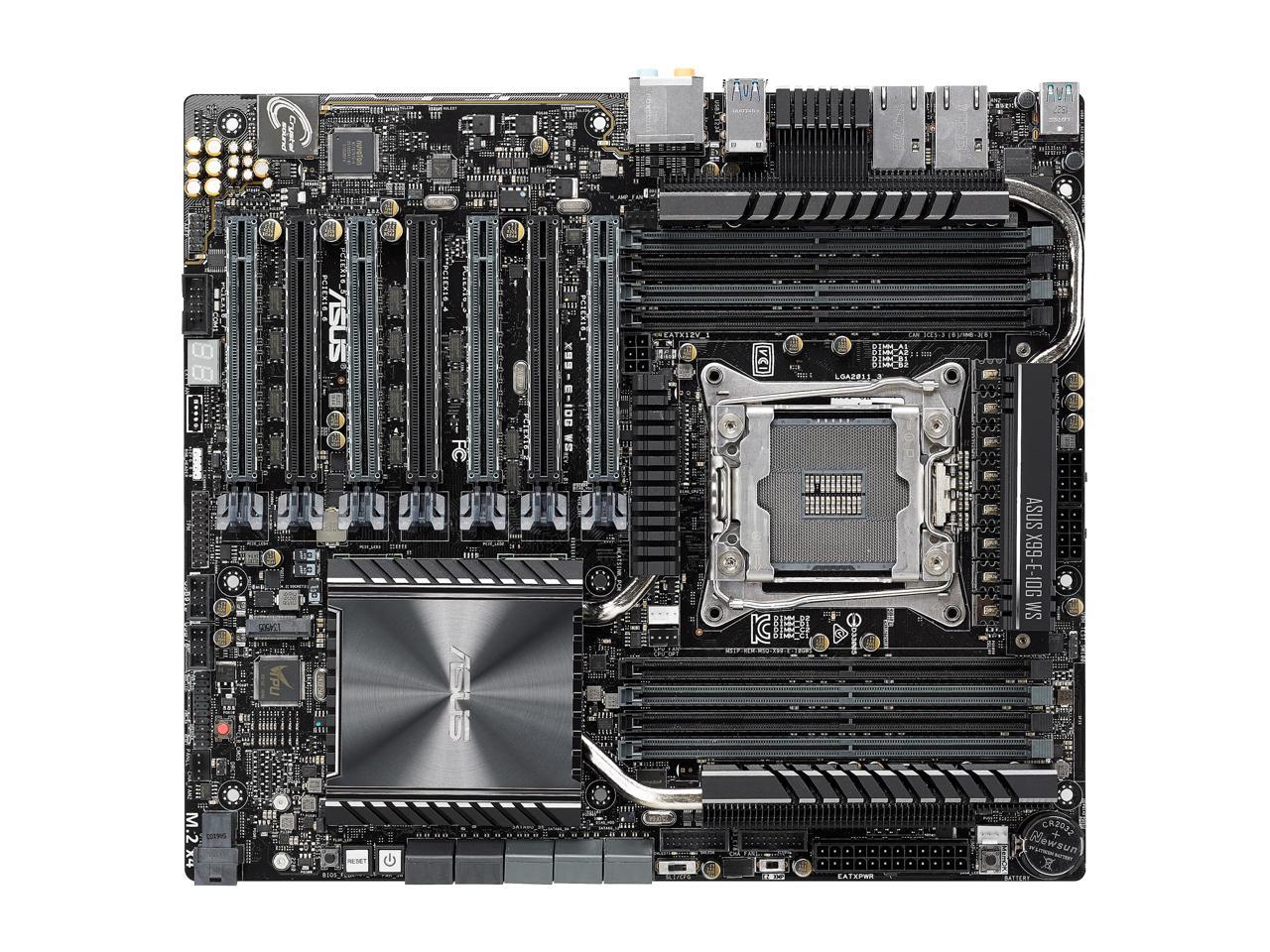 ASUS X99-E-10G WS LGA 2011-v3 Intel X99 SATA 6Gb/s USB 3.1 CEB Intel Motherboard