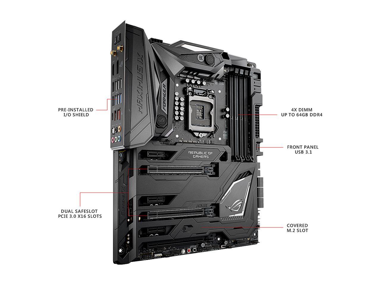 ASUS ROG Maximus IX Formula LGA1151 DDR4 DP HDMI M.2 Z270 ATX Motherboard