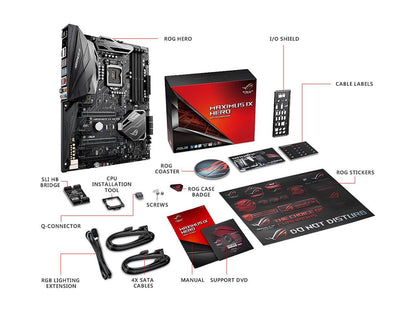 ASUS ROG Maximus IX Hero Z270 LGA1151 DDR4 DP HDMI M.2 USB 3.1 ATX Motherboard