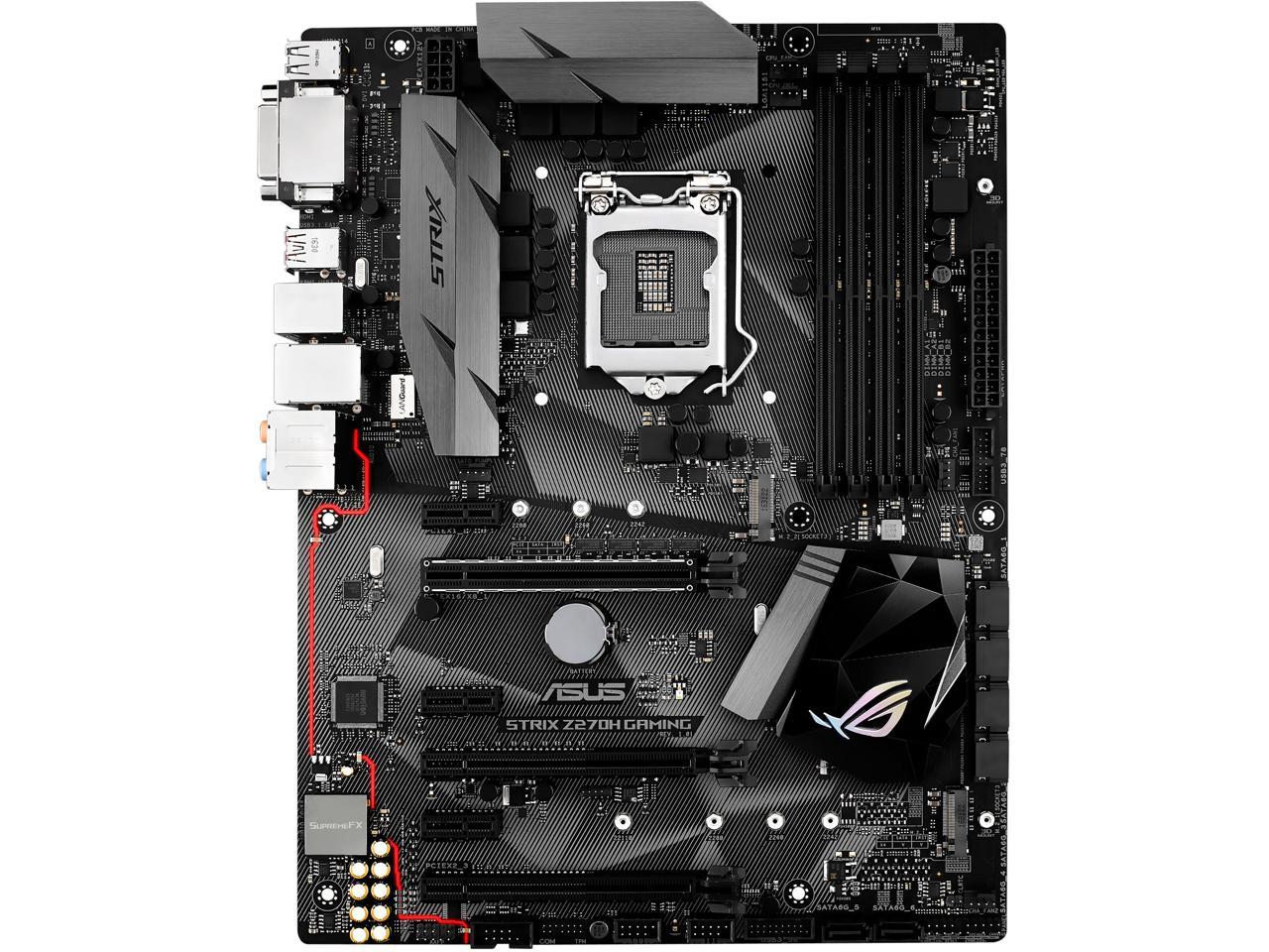 ASUS ROG STRIX Z270H GAMING LGA1151 DDR4 HDMI DVI M.2 ATX Motherboard with USB 3.1