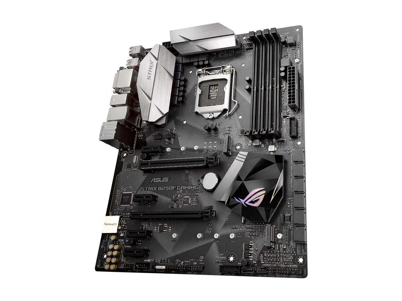 ASUS ROG STRIX B250F GAMING LGA 1151 Intel B250 HDMI SATA 6Gb/s USB 3.1 USB 3.0 ATX Motherboards - Intel