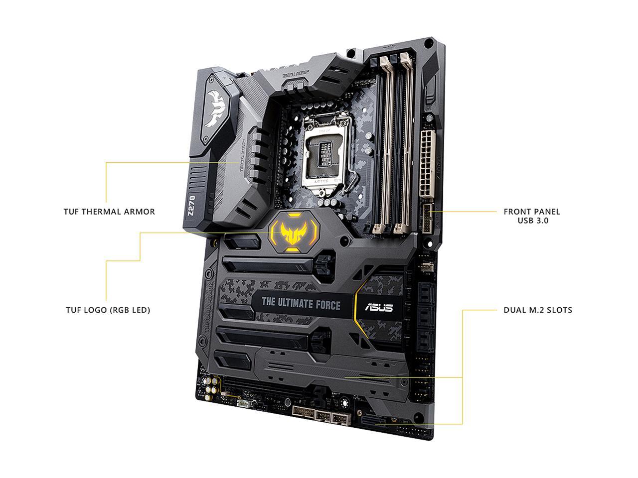ASUS TUF Z270 Mark 1 LGA1151 DDR4 DP HDMI M.2 USB 3.1 Z270 ATX Motherboard