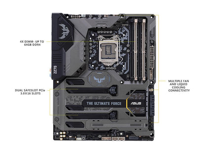 ASUS TUF Z270 Mark 1 LGA1151 DDR4 DP HDMI M.2 USB 3.1 Z270 ATX Motherboard