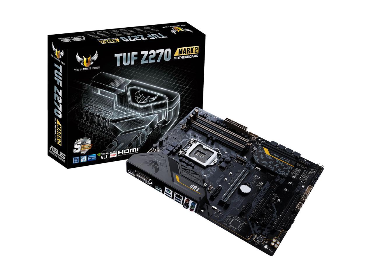 ASUS TUF Z270 Mark 2 LGA1151 DDR4 HDMI DVI M.2 USB 3.1 Z270 ATX Motherboard