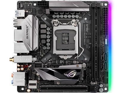 ASUS ROG STRIX Z270I GAMING LGA 1151 Intel Z270 HDMI SATA 6Gb/s USB 3.0 Mini ITX Motherboards - Intel